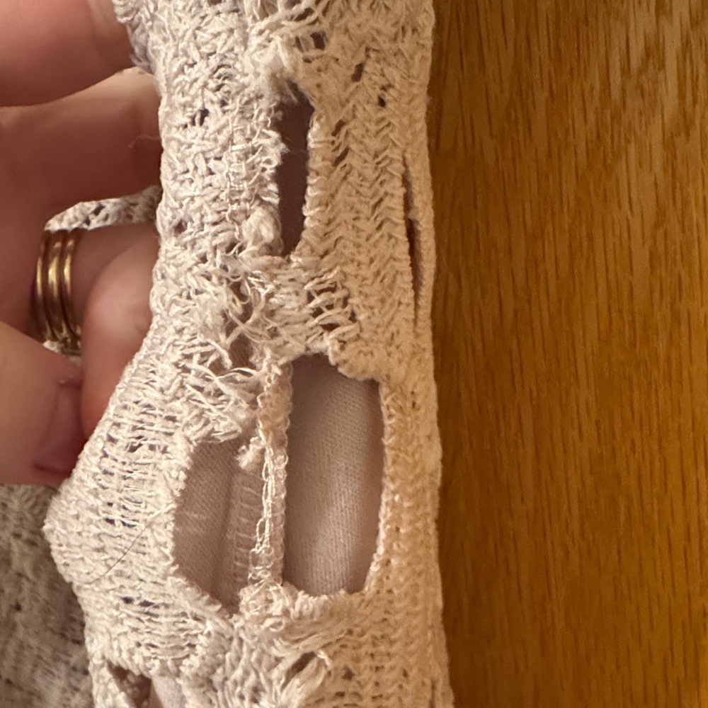 Elegant light pink Lace Sleeveless Dress - Picture 3 of 5